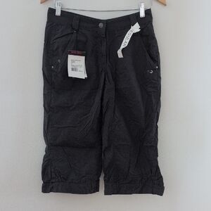 Mammut Solaya Dark Gray Women's Bermudas, NWT Sz 6